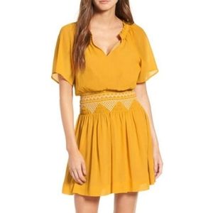 Elegant Yellow Dress